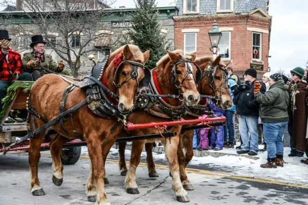 Wassail Weekend in Woodstock, VT. Photo courtesy of Billings Farm