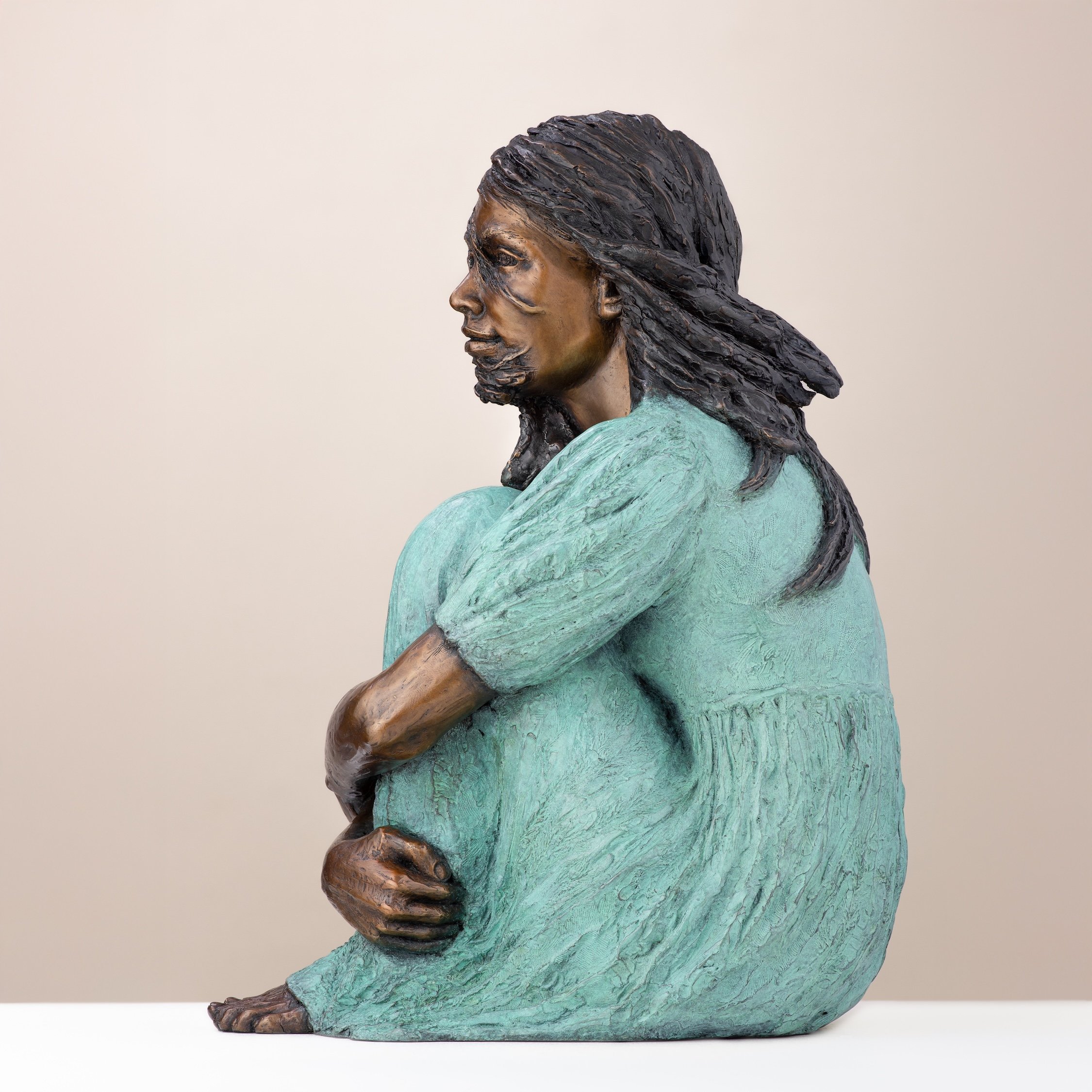 Mountain girl maquette