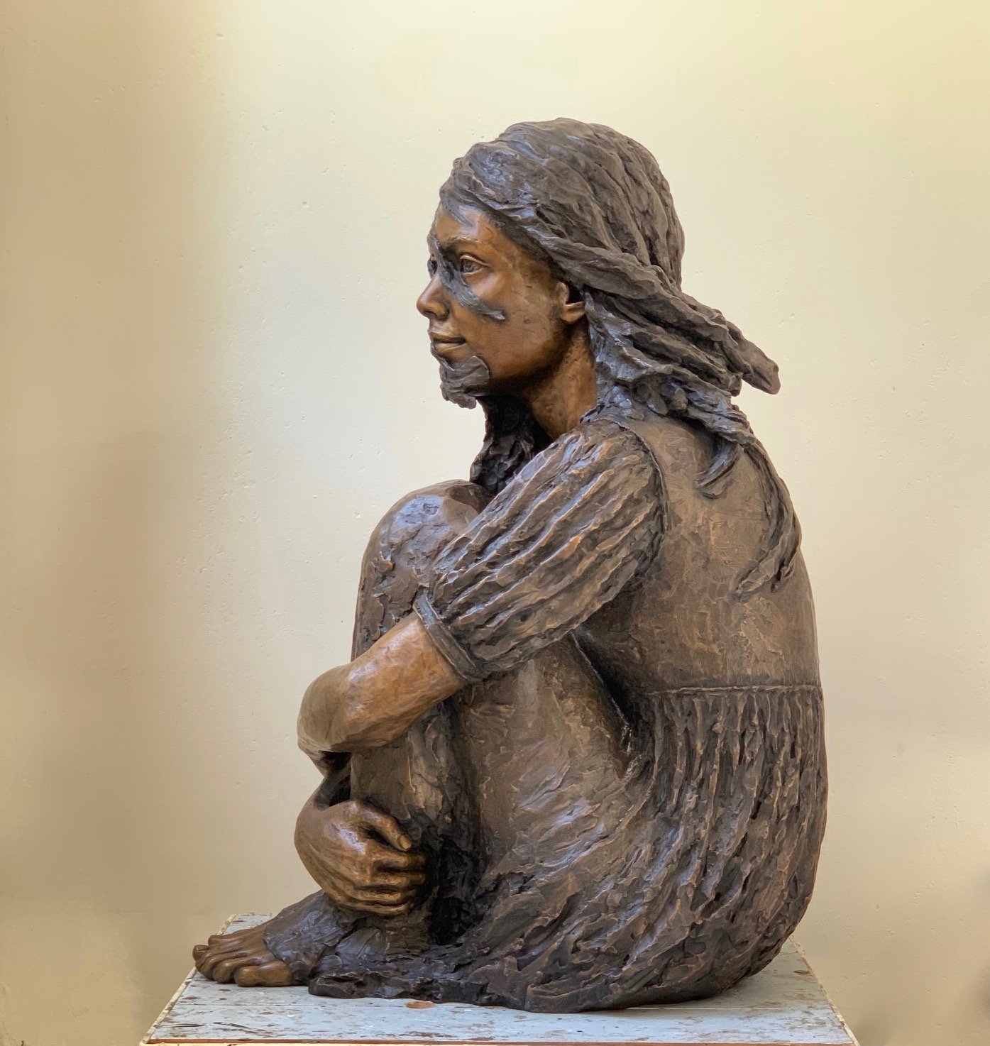 MOUNTAIN GIRL, LIMITED EDITION OF 8, BRONZE, 70CM HIGH_4.jpeg