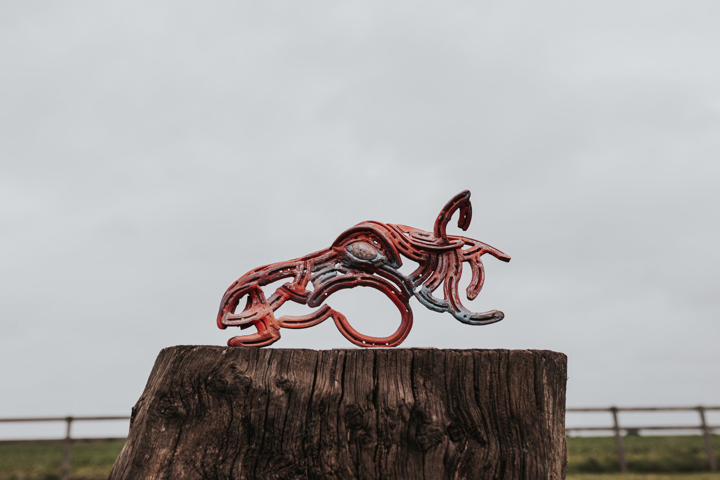 Small metal Horse Sculpture.