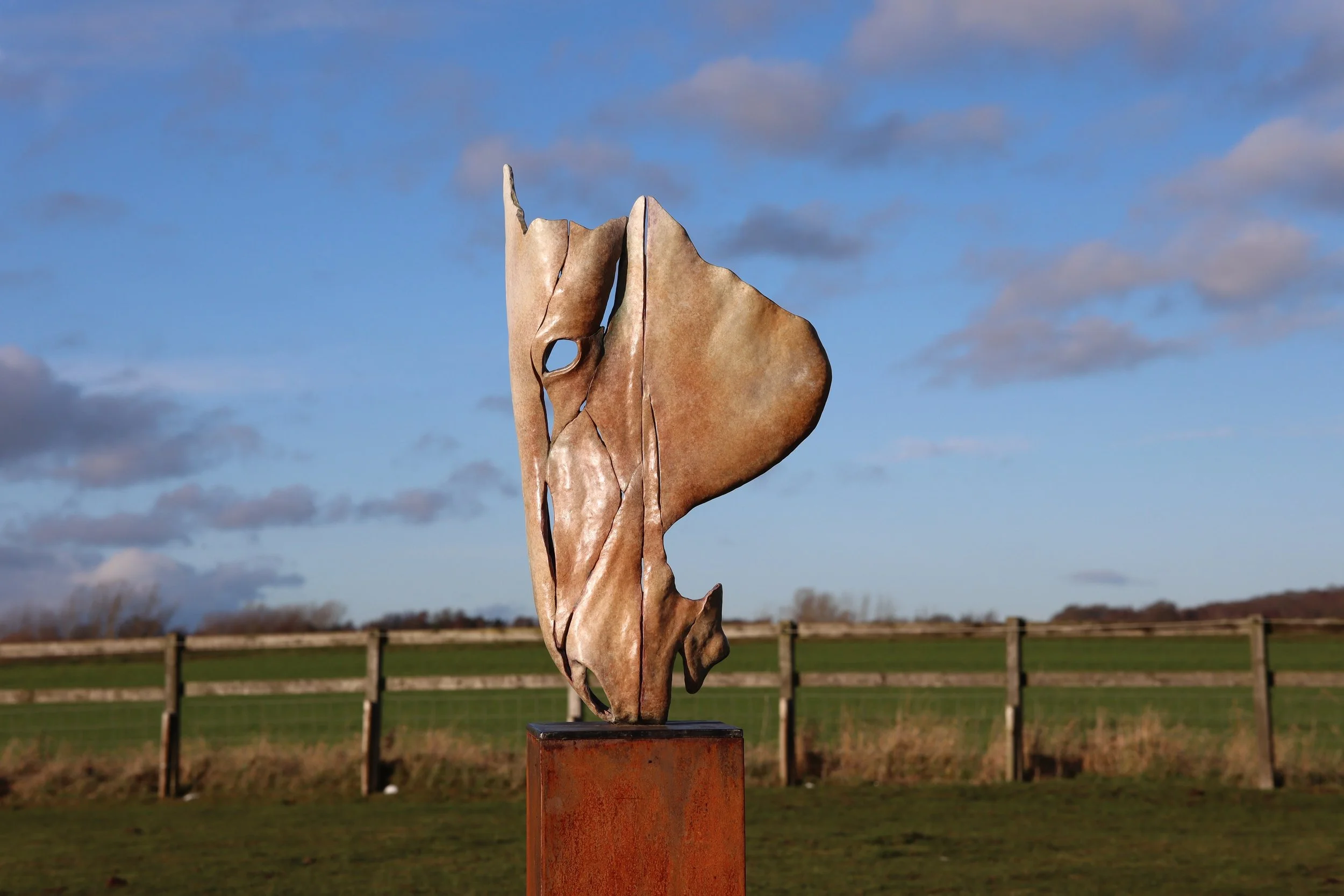 Bronze horse head Sculpture