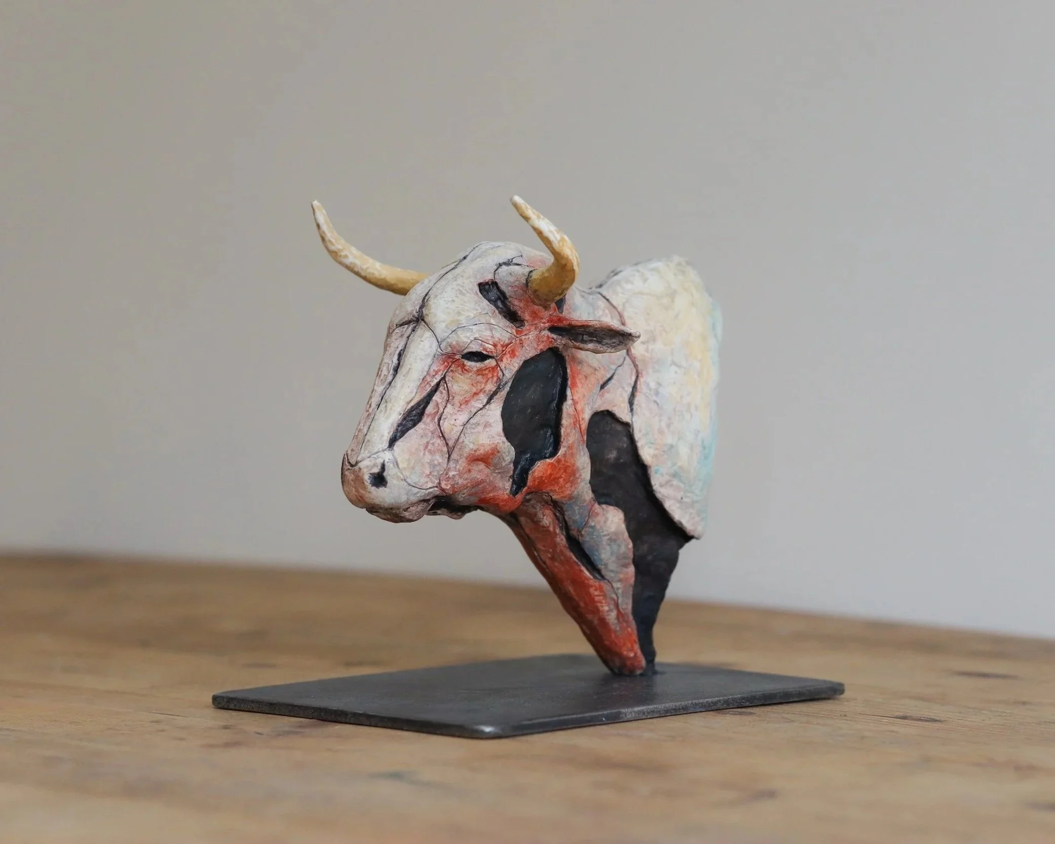 young bull bull head sculpture ollie holman.jpg