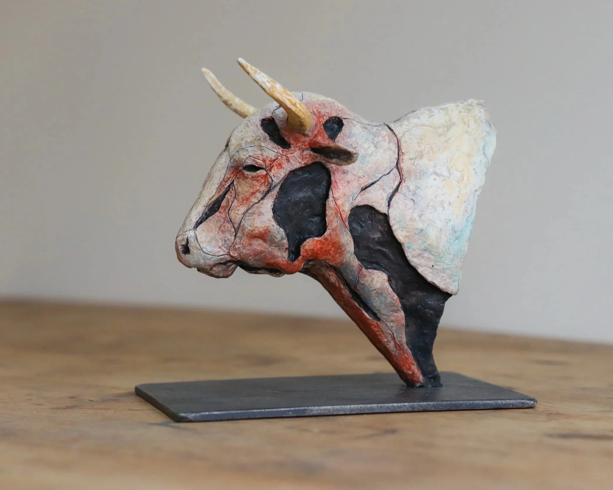 young bull bull head sculpture ollie holman.jpg
