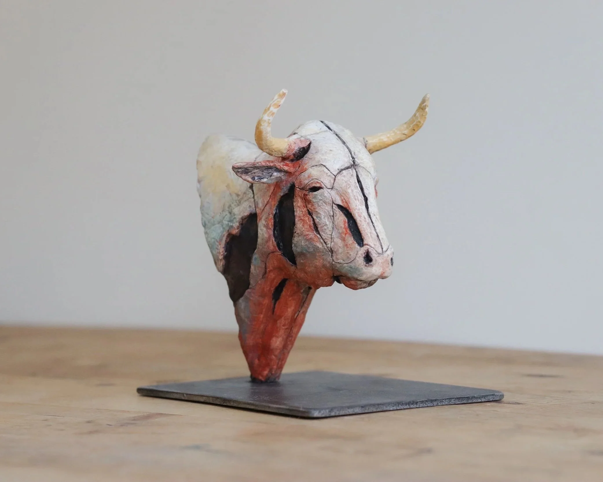 young bull bull head sculpture ollie holman.jpg