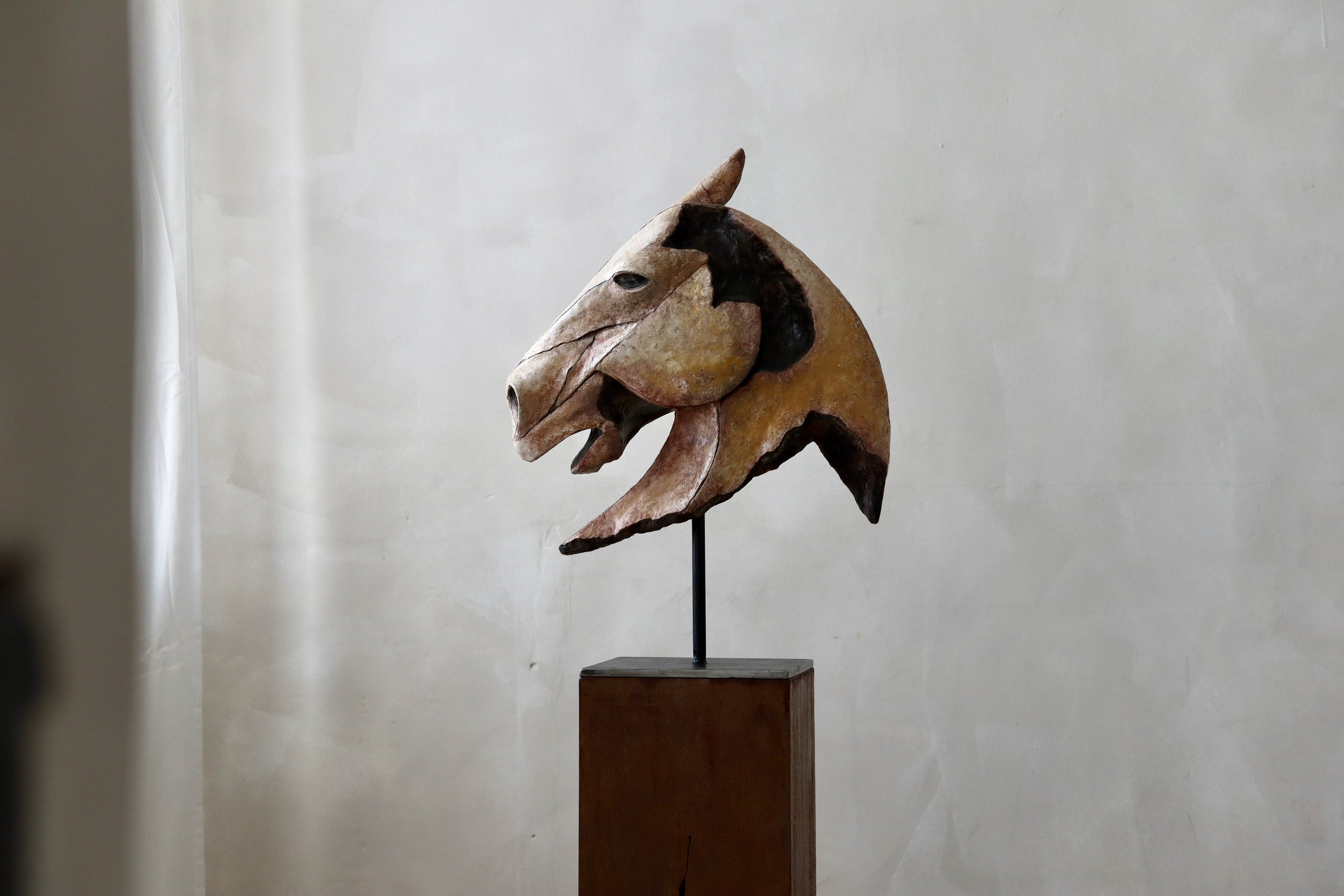 Jesmonite horse Sculpture