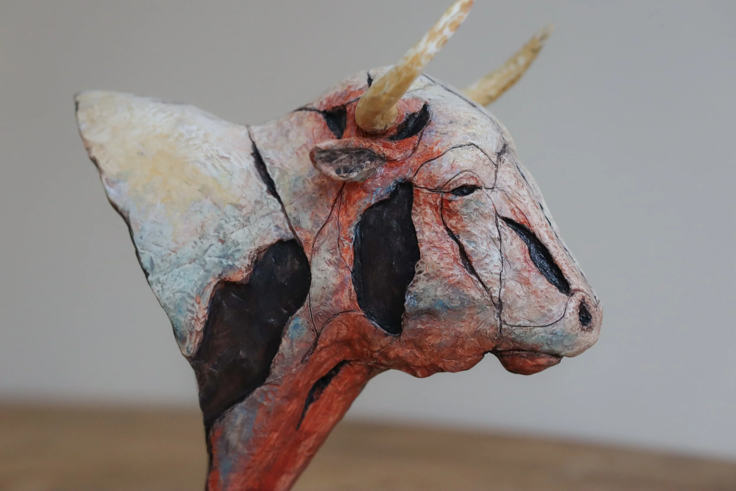 bull head sculpture profile ollie holman.jpg