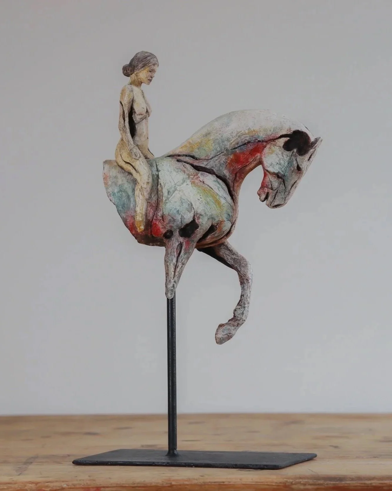 horse and rider Sculpture