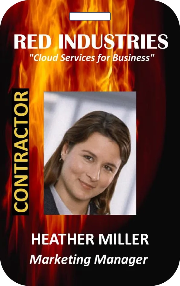 ID Badge - Portrait