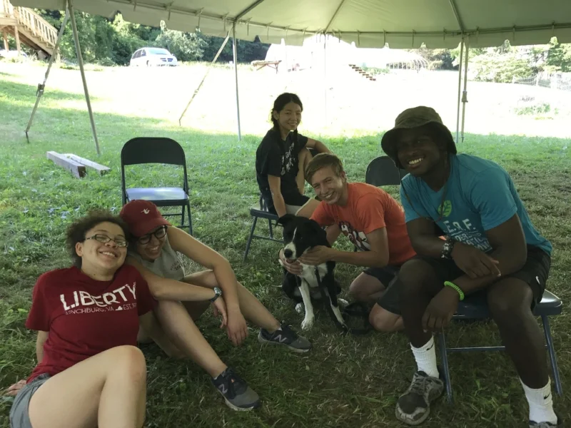 Enjoying quality Poppy time during Leadership Training!