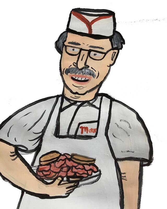 Check out this awesome one of a kind Gino and Manny&rsquo;s inspired art piece from @dontfretart! We are auctioning this off to support the @illinoisrestaurants Educational Foundation. To place your bid and to own it, click the link in our bio! #mann