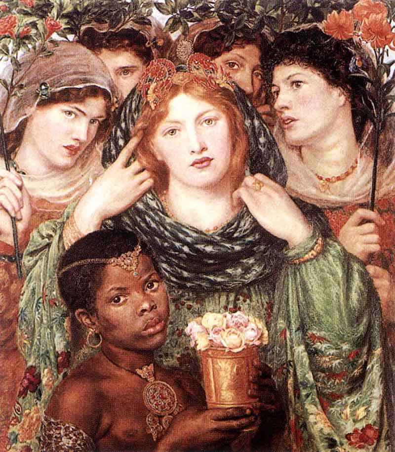 Dante Gabriel Rosetti's "The Beloved" (1865-66), illustrating the Song of Solomon