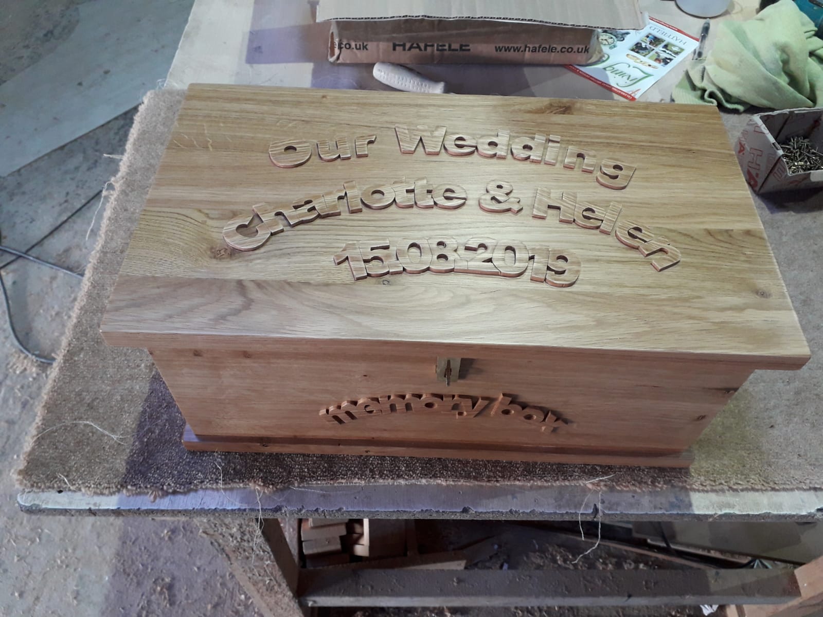 Custom memory box by Reith's Furniture