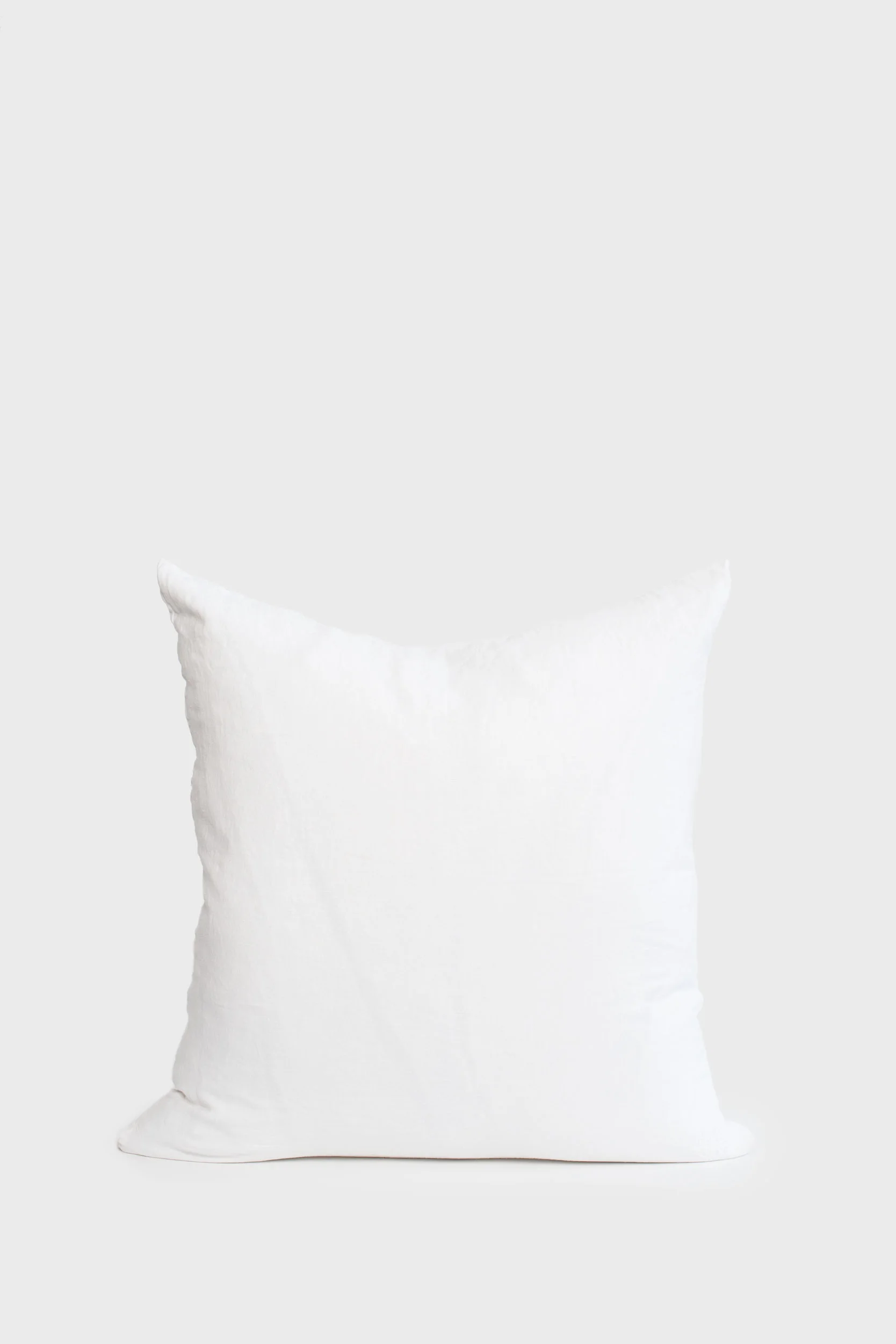 white linen pillow