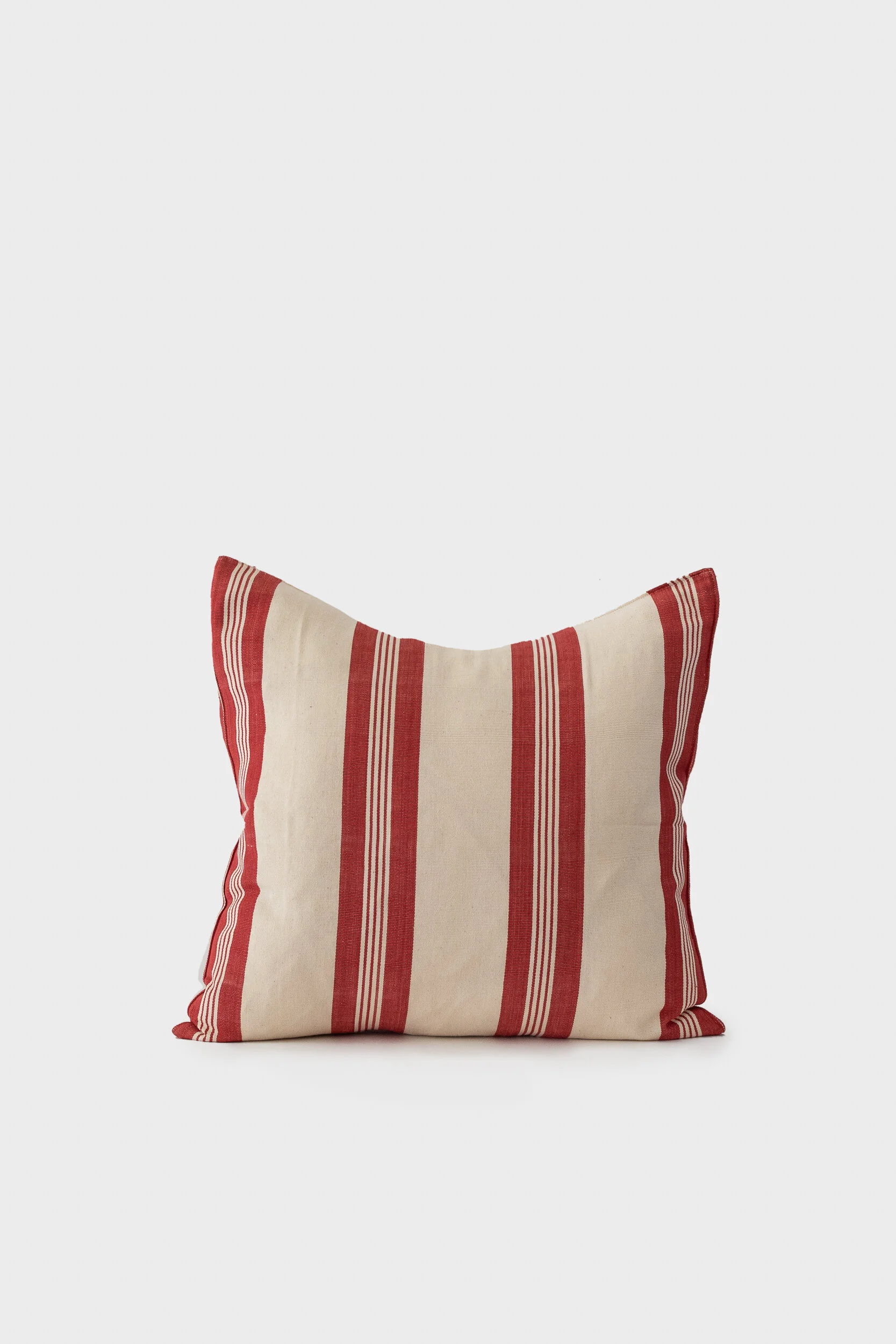 red patterned throw pillows