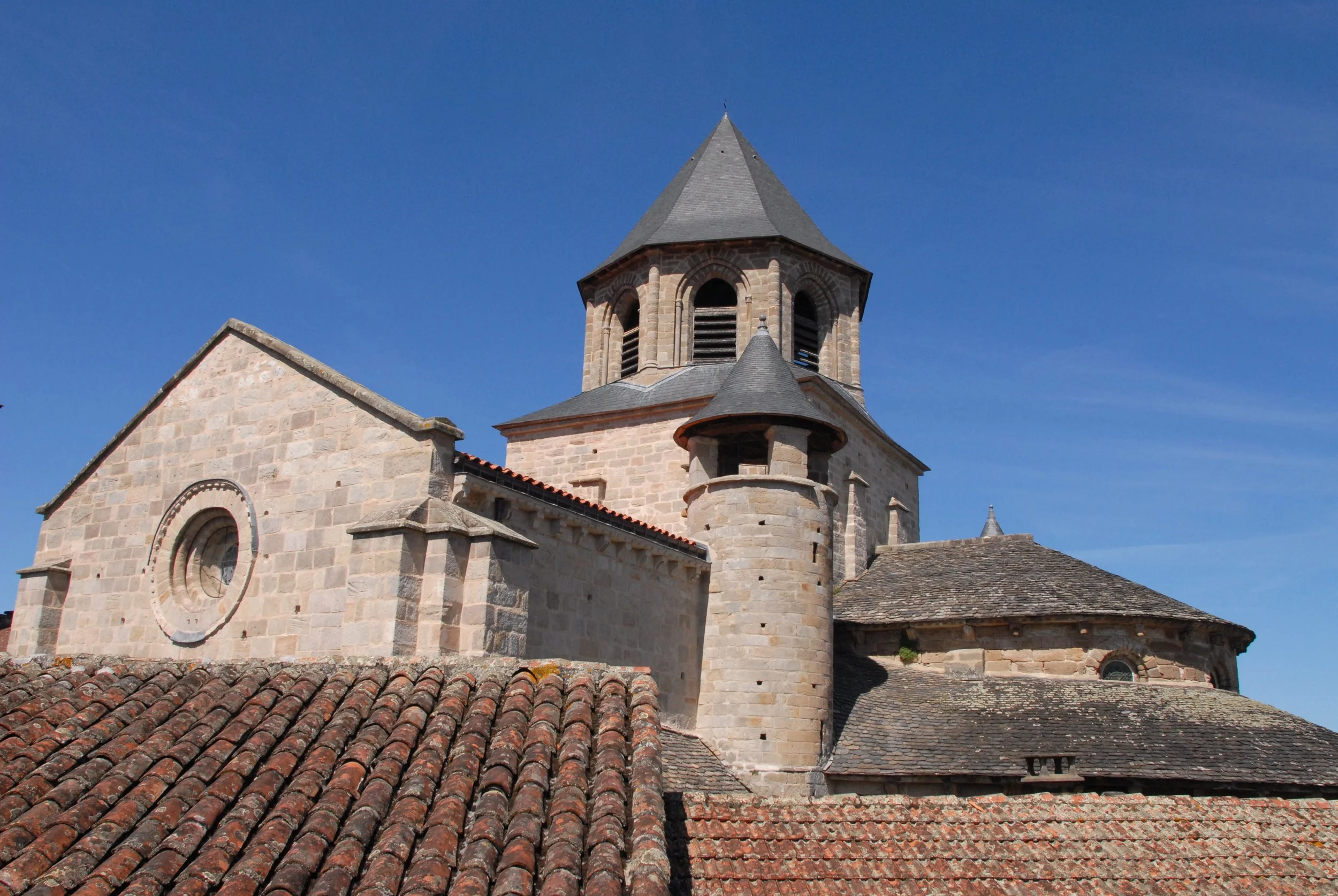 La Charente church view