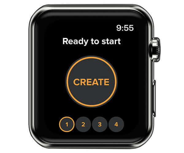 LR Baggs AcousticLive App on Apple Watch Create Voiceprint