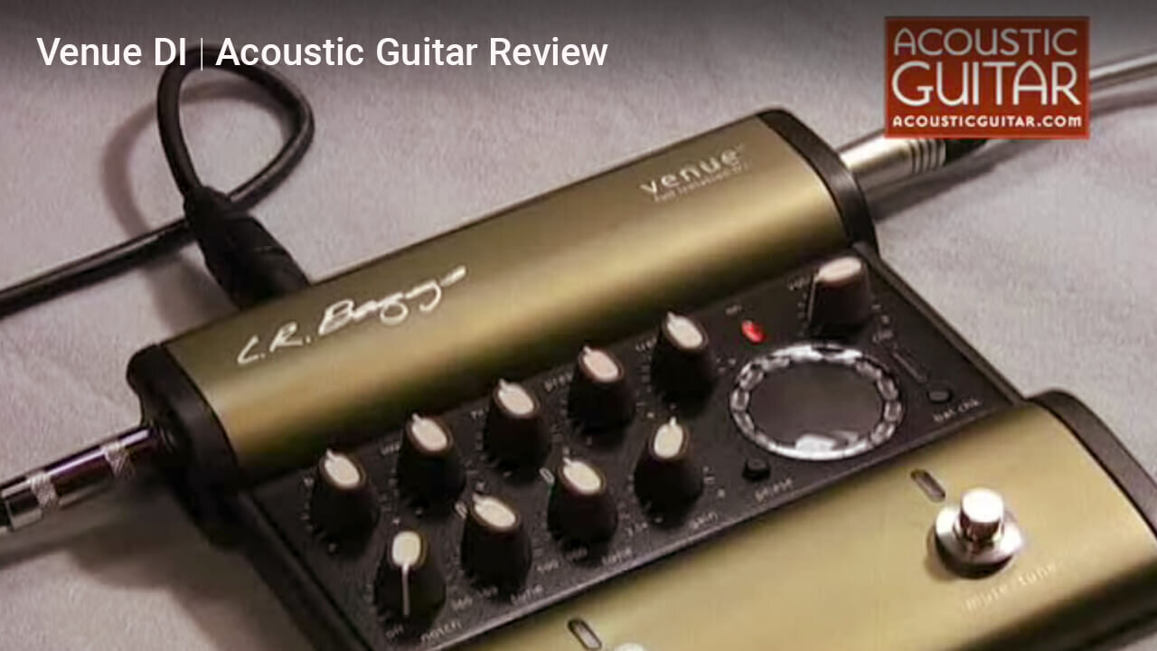 Venue DI Acoustic Guitar Preamp + DI LR Baggs