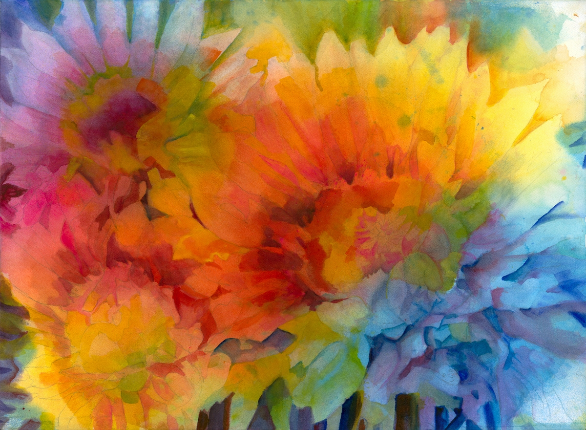 In Light of the Sun, Watercolor, 30x22