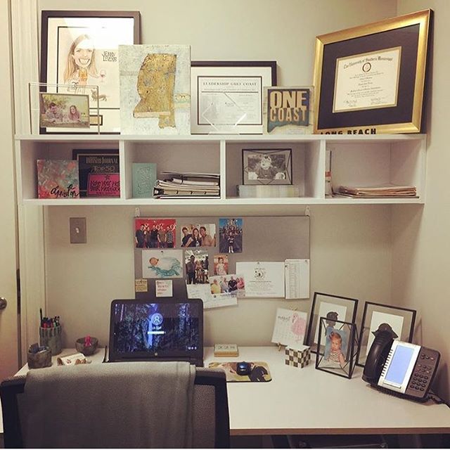 Repost from our client @jenlevens, who just celebrated one year in her office space! Congrats, Jen! We&rsquo;re glad you love it!
.
.
.
.
#commercialinteriorsinc #design #officespace #contemporary #personalized #desk #work #werkwerkwerk