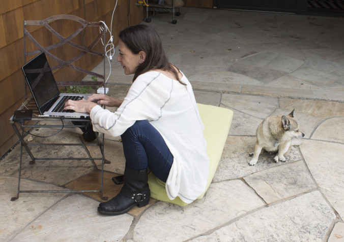 Micol is finding internet where she can keep up with all the media attention.