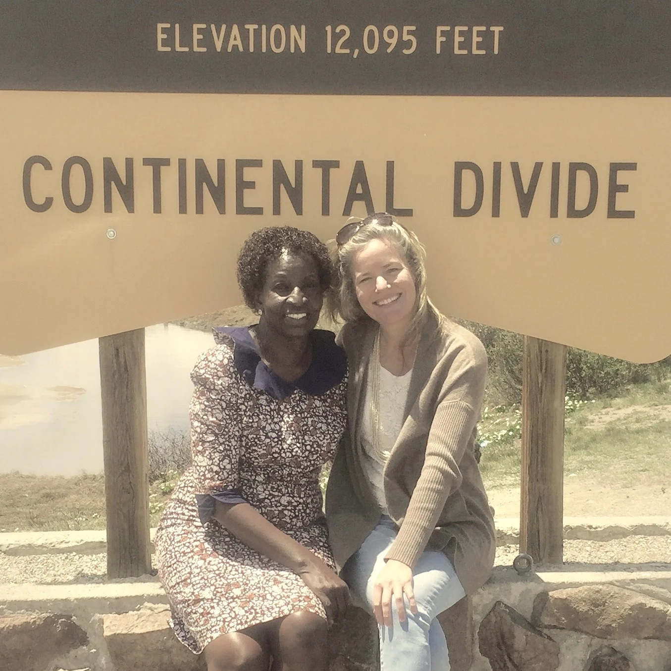 Ruth Ojiambo Oching and Eliza Woloson (WHW Co-founder) 