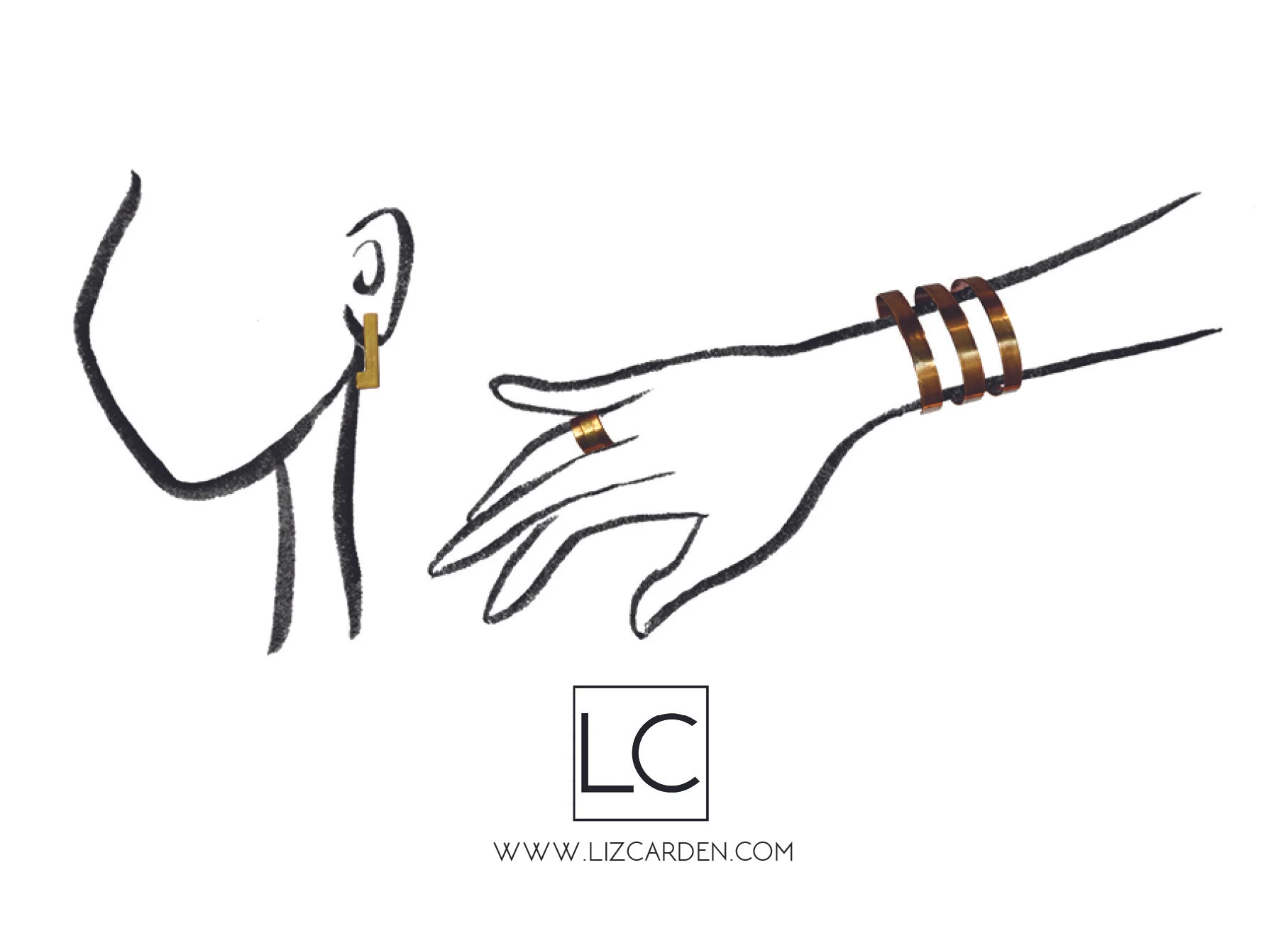 Jewelry Postcard