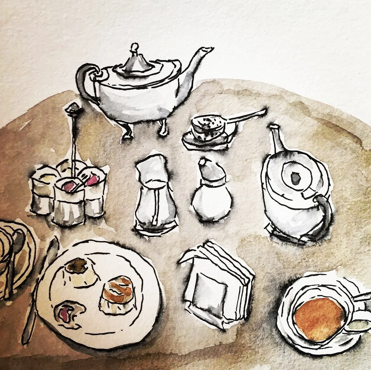 Tea at the Wolesley