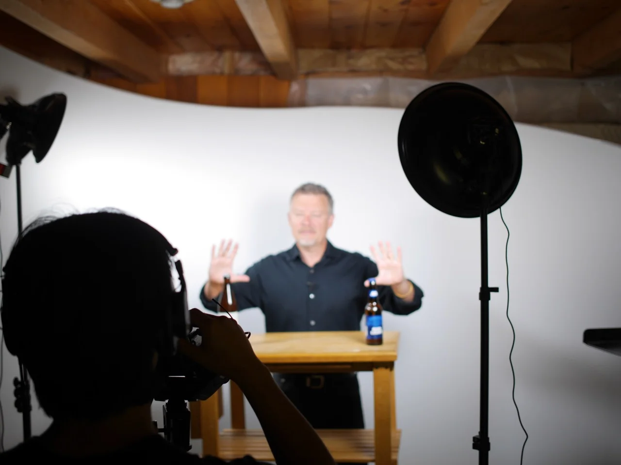 Backdrop & lighting kit