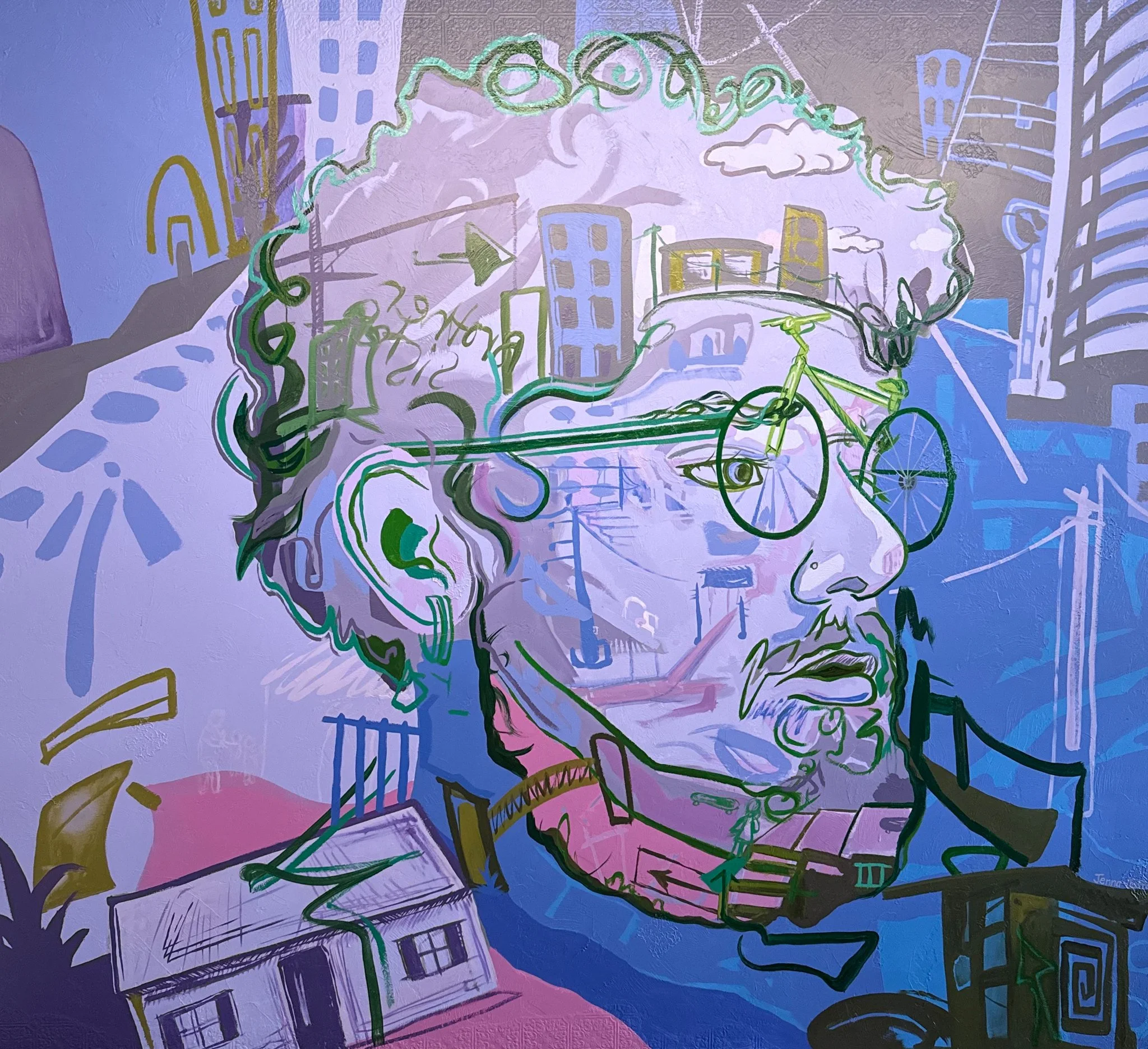 Knowing Where We're Going - The Block Culinarium Mural - 2025