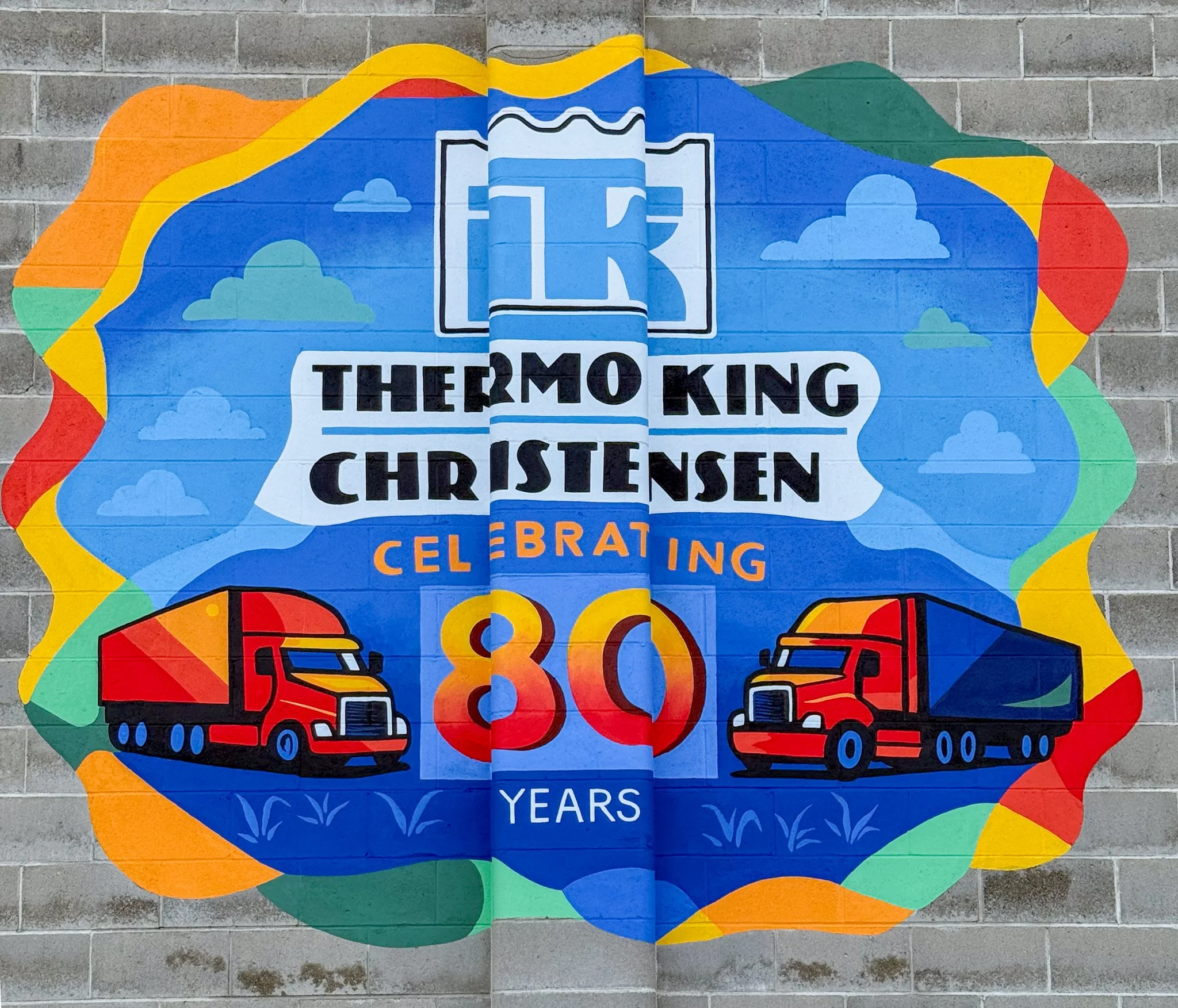 Thermo King Christensen - 80th Anniversary Mural - 2025