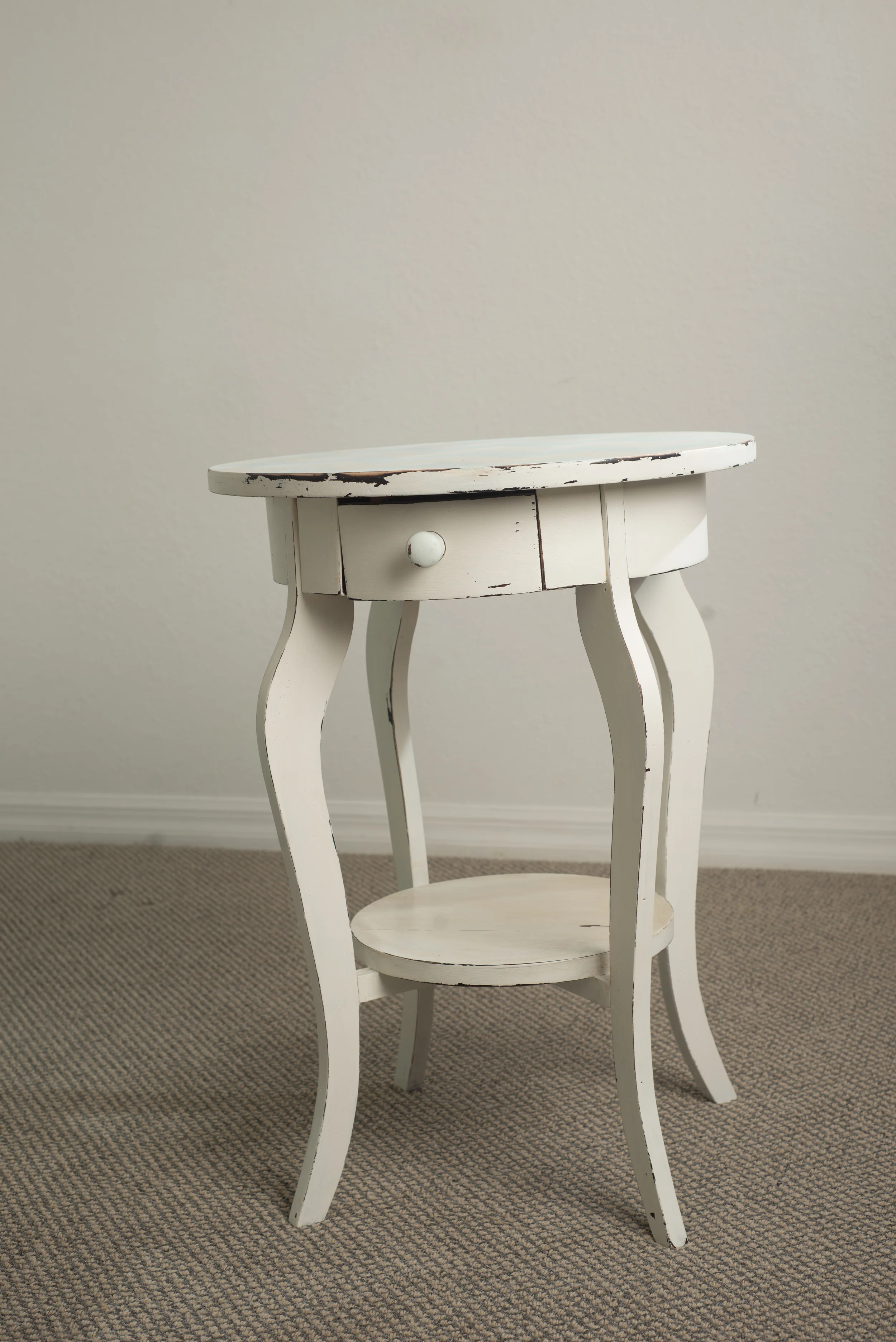 Palm Coast Florida Furniture Refinishing Shabby Chic Round End