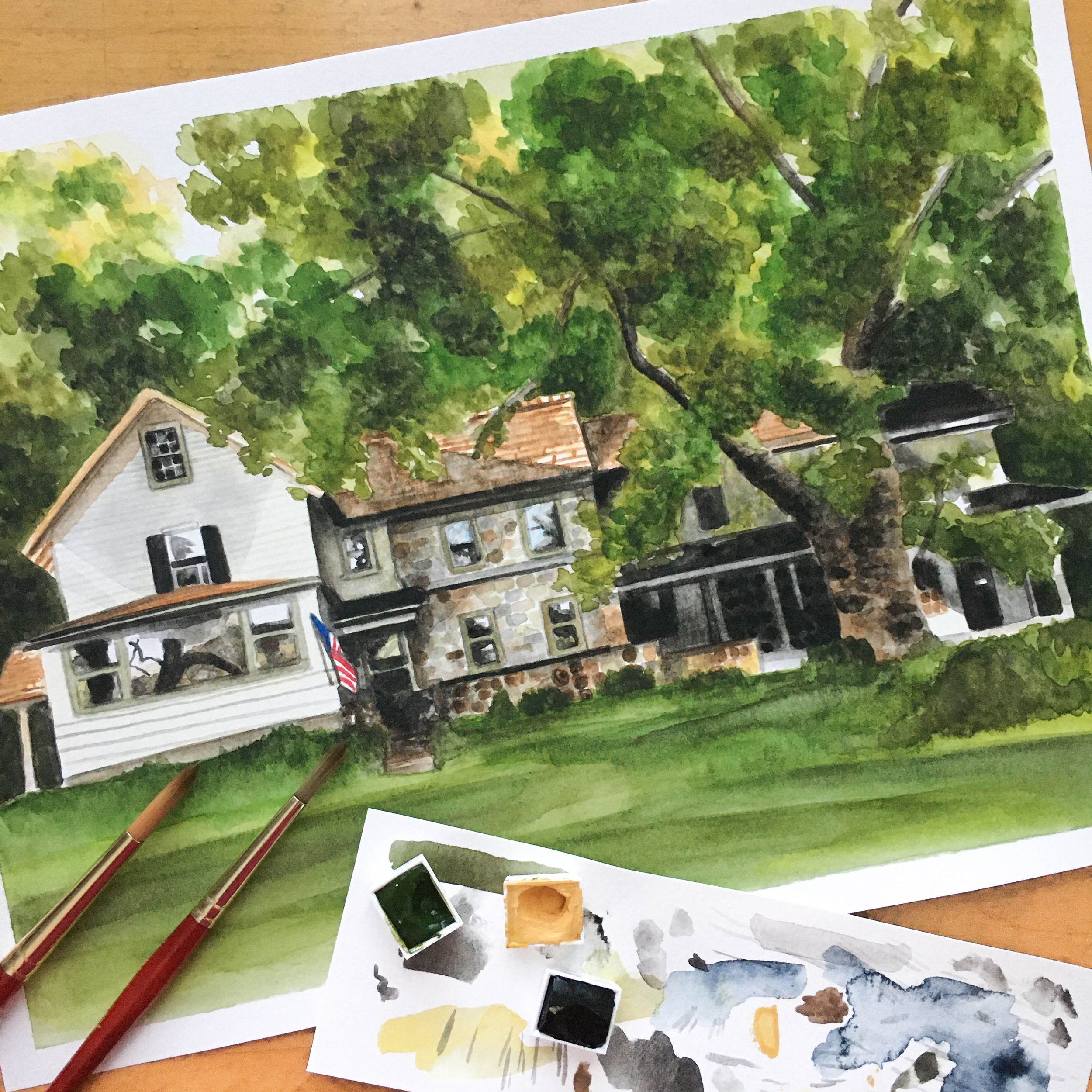 janice-nelson-custom-house-watercolor-green-tree.jpg