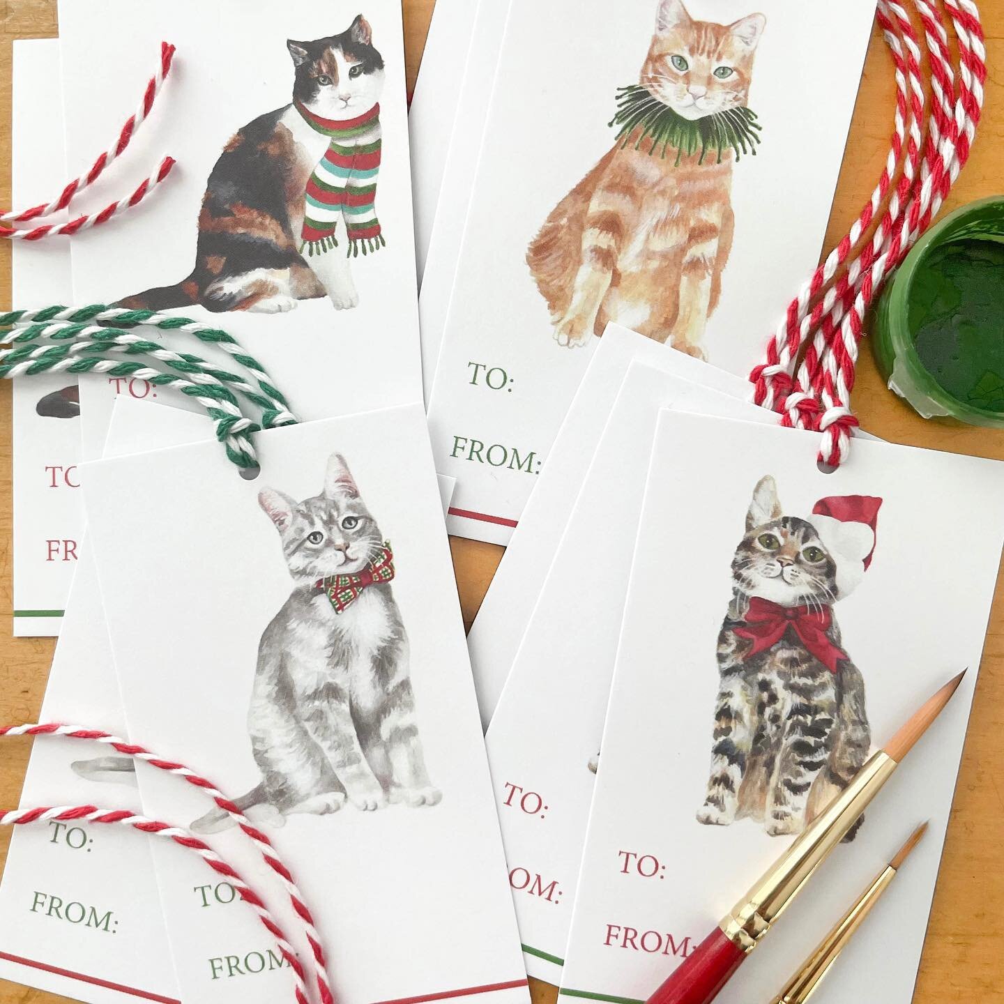 It&rsquo;s officially holiday shopping season and one of my favorite things is to see all of the places where my products go! Festive gift tags are en route to Iceland, Beverly Hills, Hawaii, and beyond this week! Grab these adorable cat holiday tags