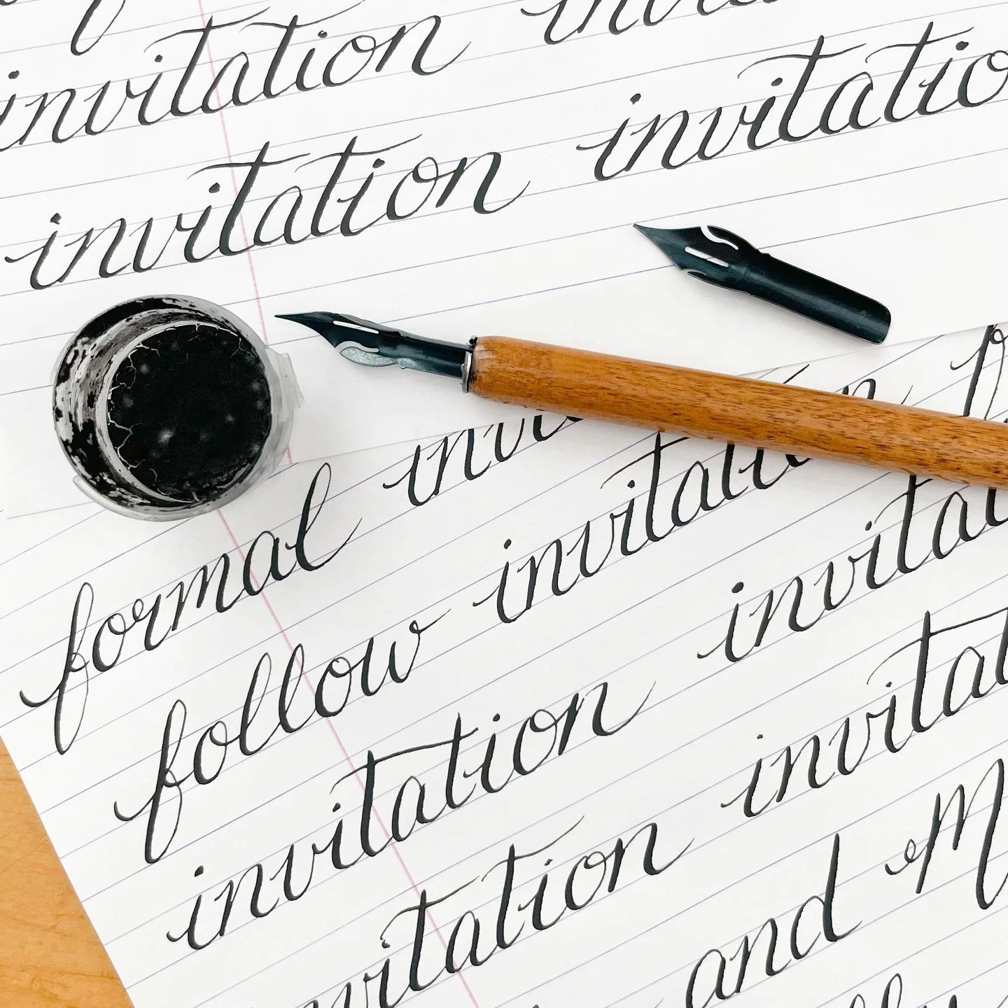 Windswept calligraphy script for a custom wedding RSVP card 🖋️💌