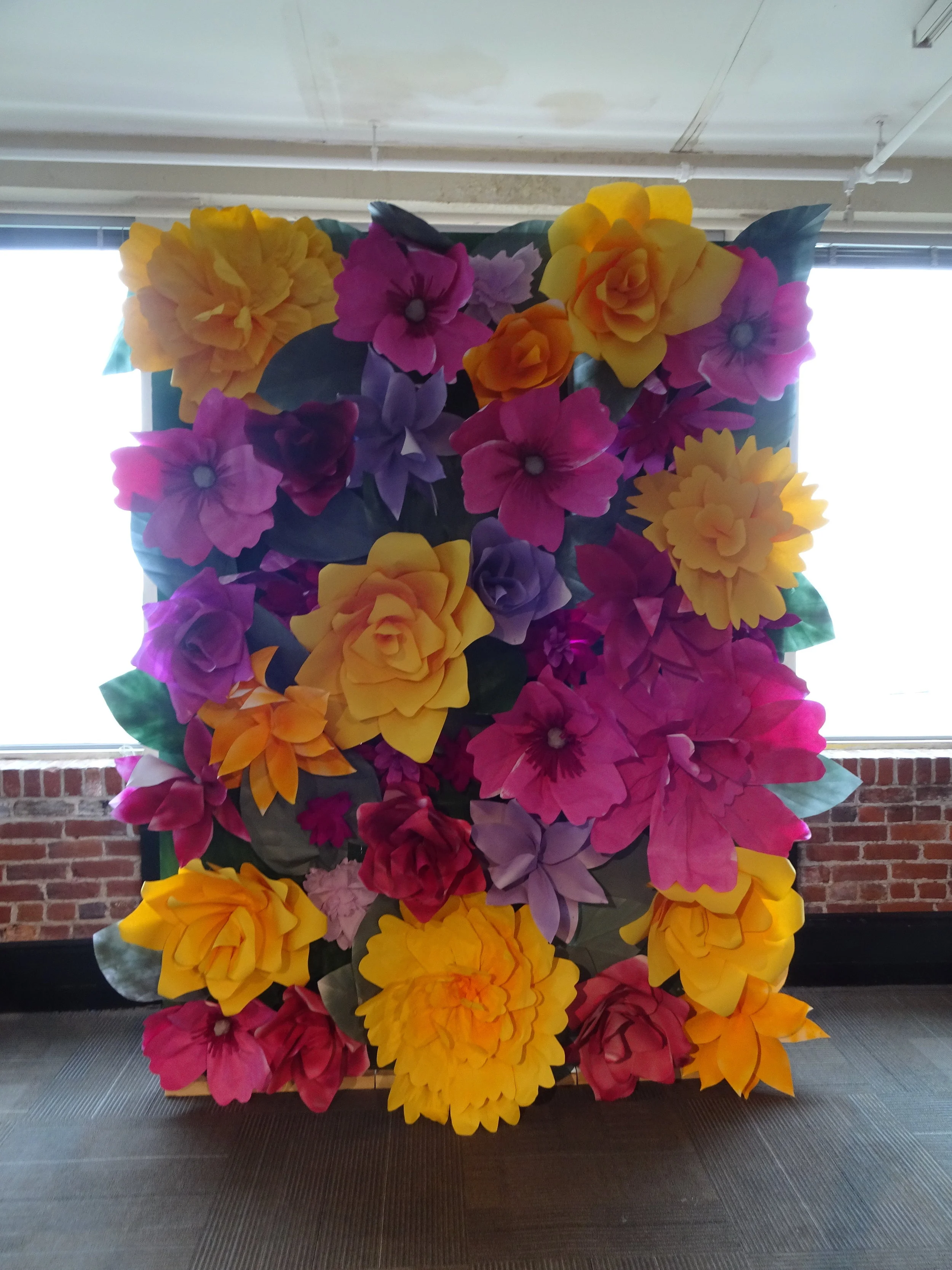 Tropical Floral Wall