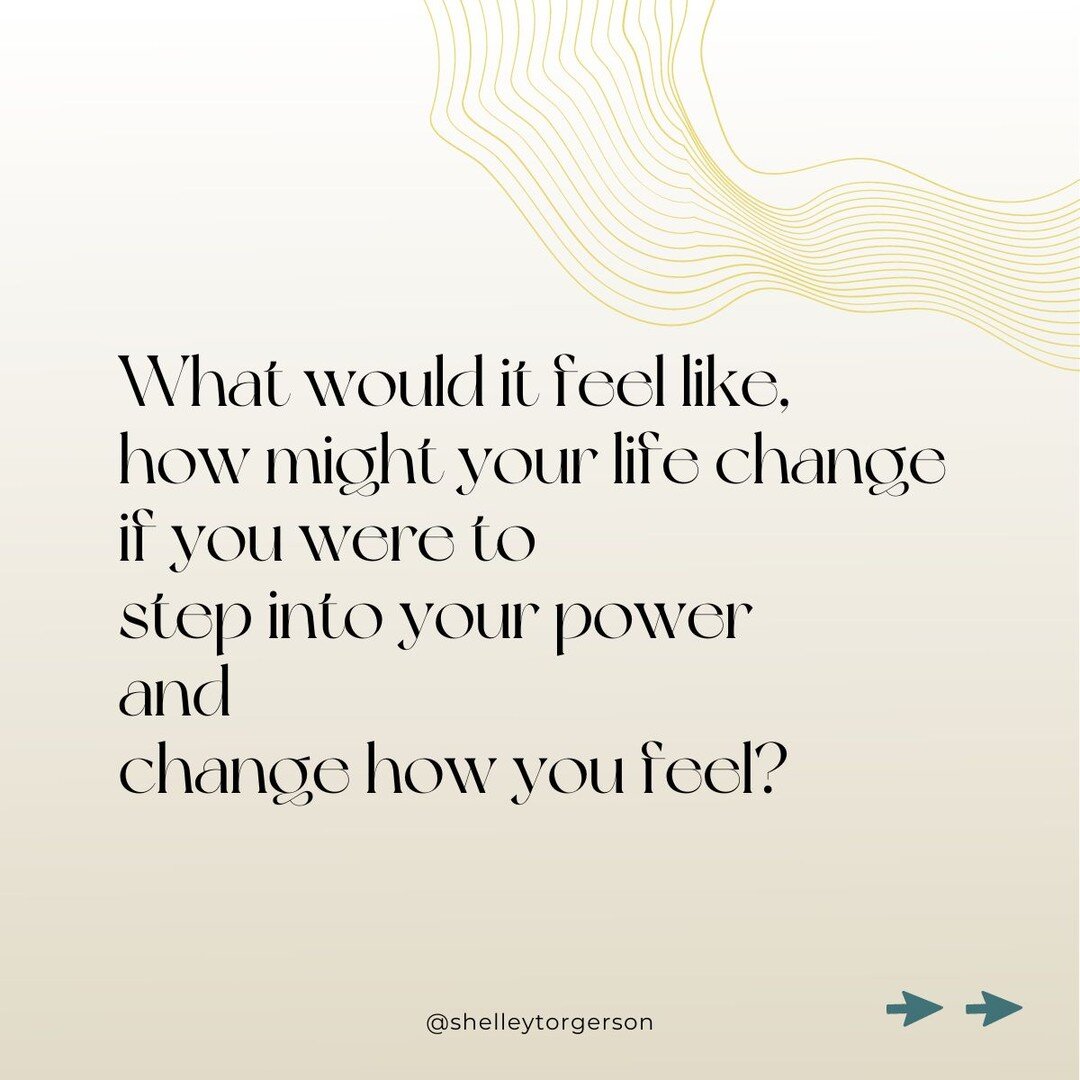 What if there is a something that you can begin to do that will immediately empower you &amp; change how you feel not only about the world around you, but more importantly about yourself. 

Pay attention to every time you feel like something you don&
