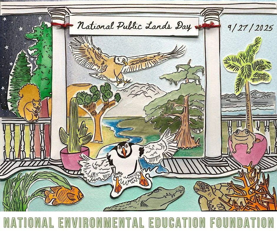 Get Ready for National Public Lands Day TOMORROW! 🌲⛰️

Your local parks, forests, and public spaces sustain us&mdash;now it's our turn to give back! 💚

Tomorrow, Saturday, September 27, 2025, marks National Public Lands Day, the nation's largest si