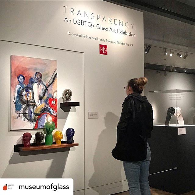 Honored to be included in this show! Posted @withrepost &bull; @museumofglass Excited to open Transparency: An LGBTQ+ Glass Art Exhibition, on view now in partnership with @nationallibertymuseum! #glass #glassart #refractseattle #newexhibition #pearl