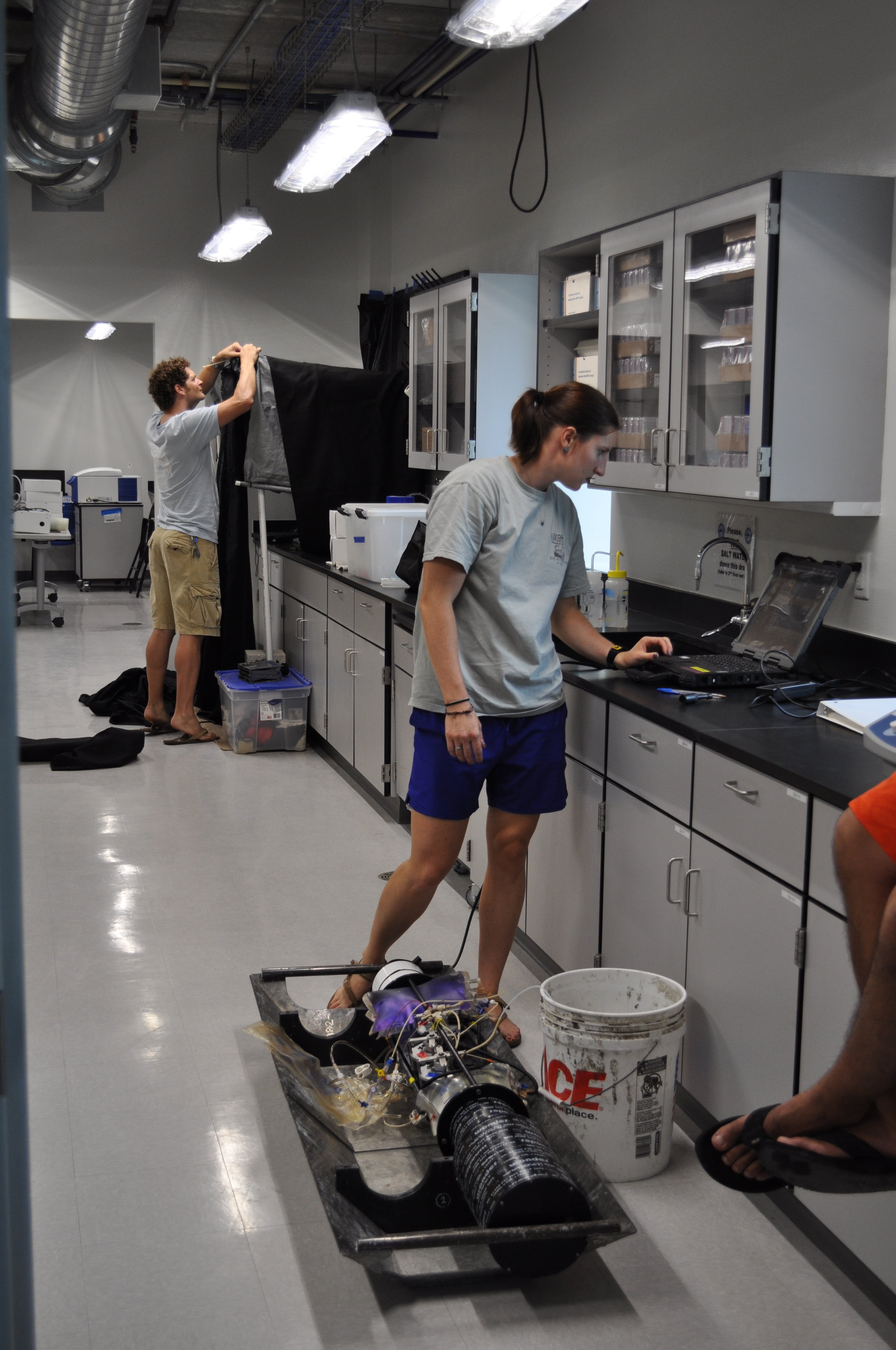 Testing SEAS-DIC Sensor in the lab 
