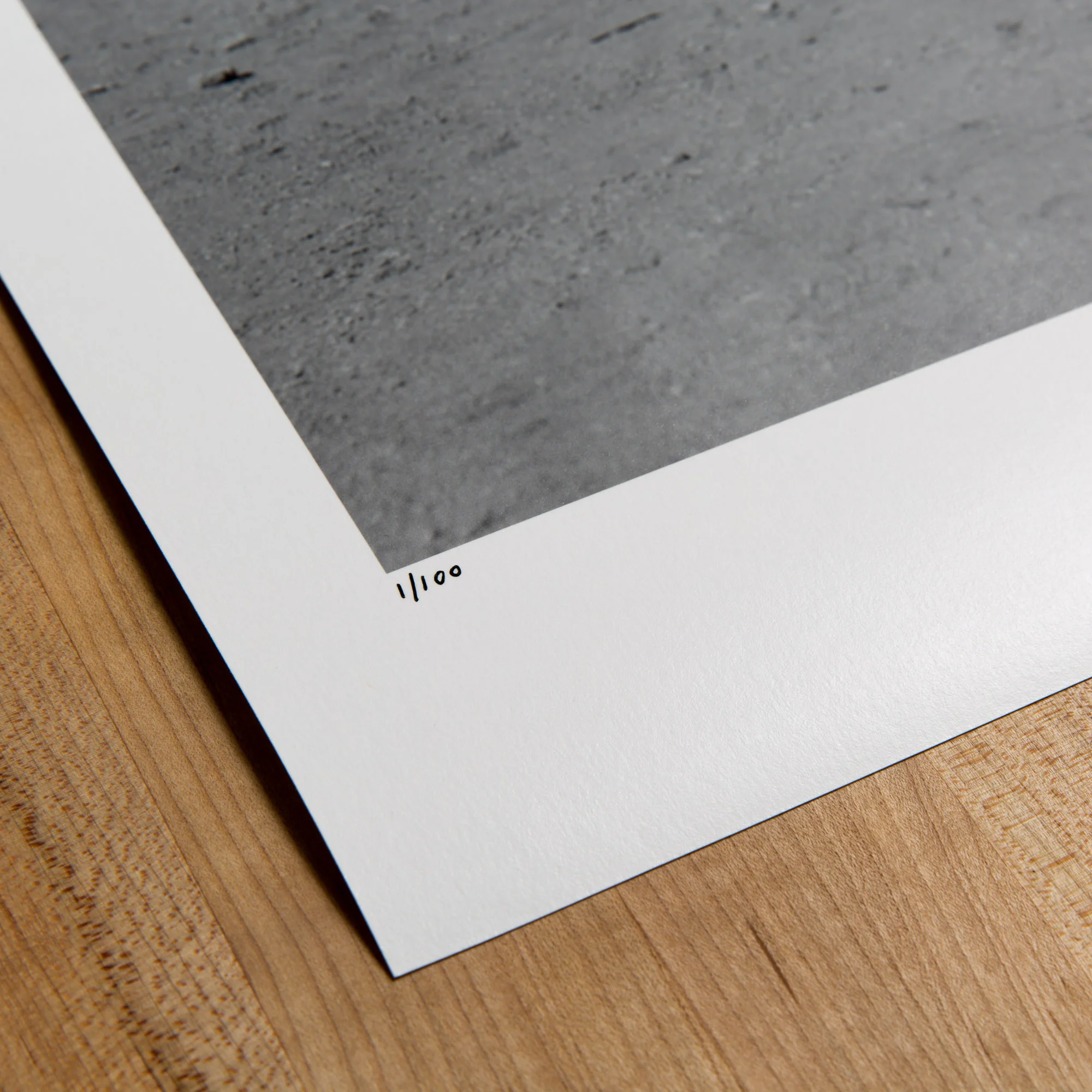 Detail, hand-numbering