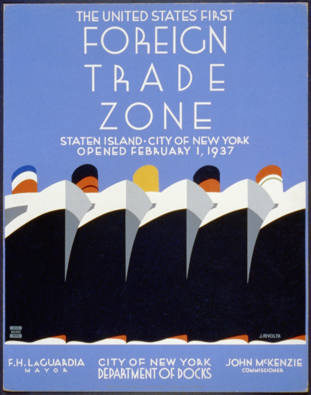  Jack Rivolta, NYC Poster Division, 1937 