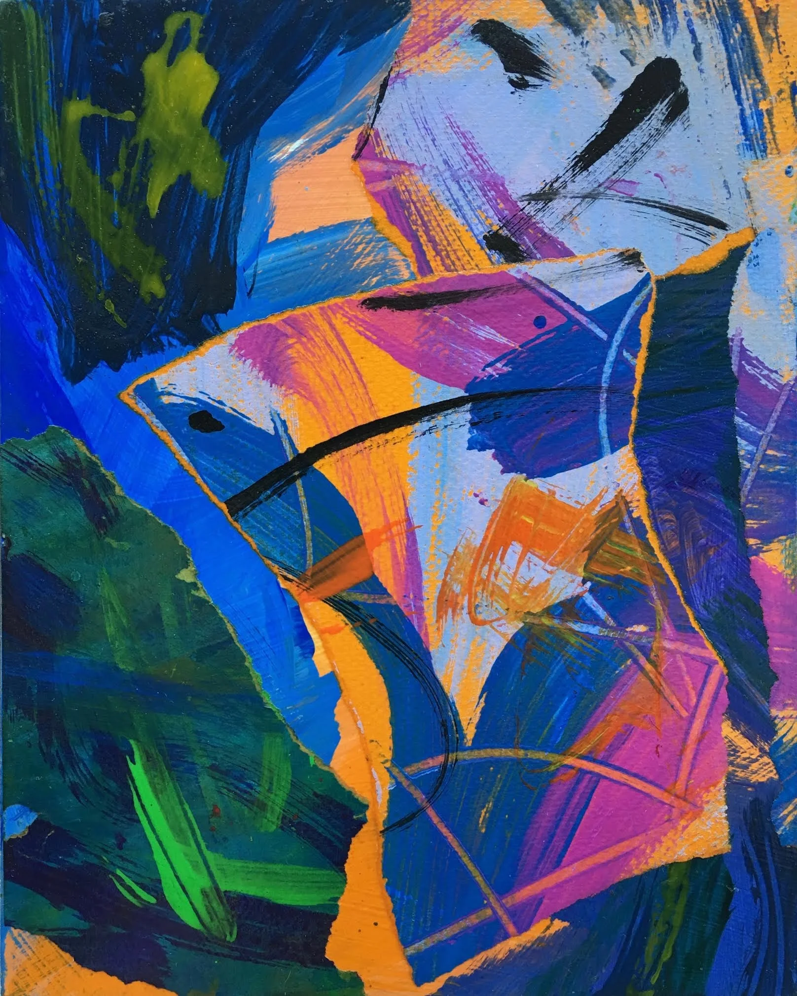 Six | Acrylic | 8 x 10