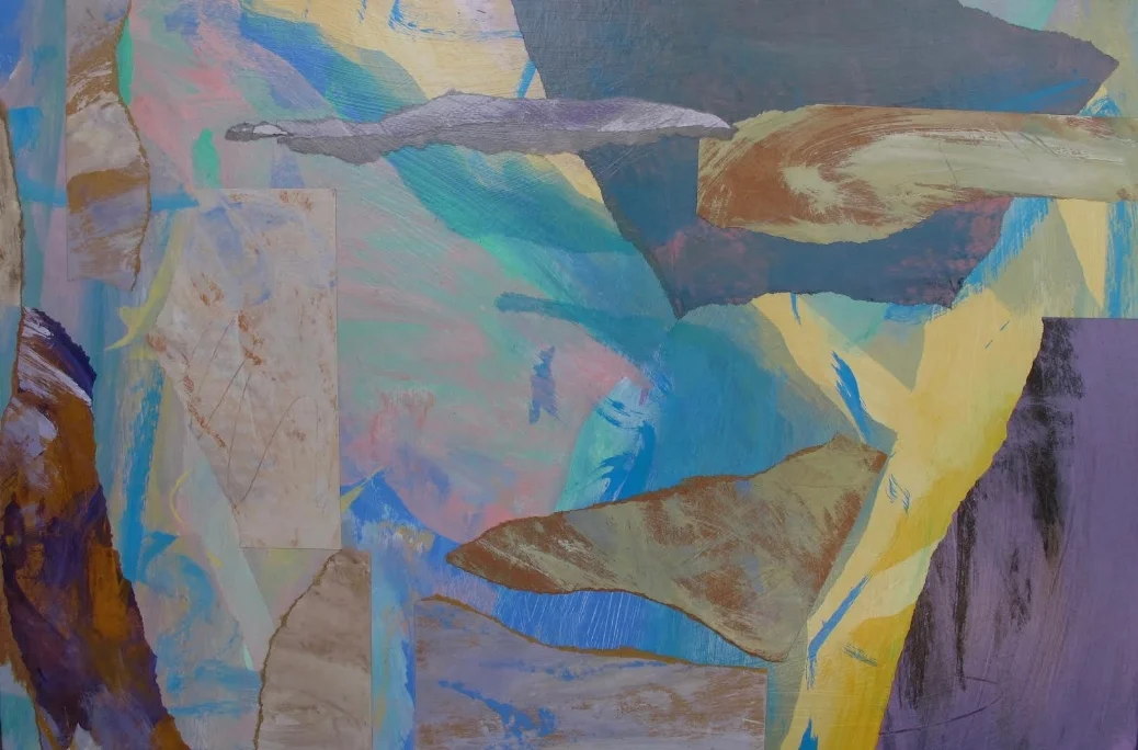 Upstream | Acrylic | 30 x 20