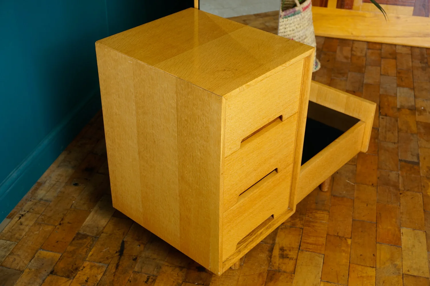 Oak Vanity Dressing Table By Stag C1950 Roberts Astley
