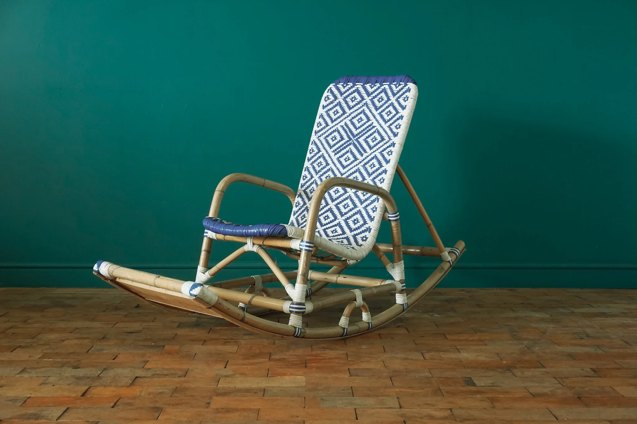 BAMBOO WOVEN ROCKING CHAIR — ROBERTS & ASTLEY