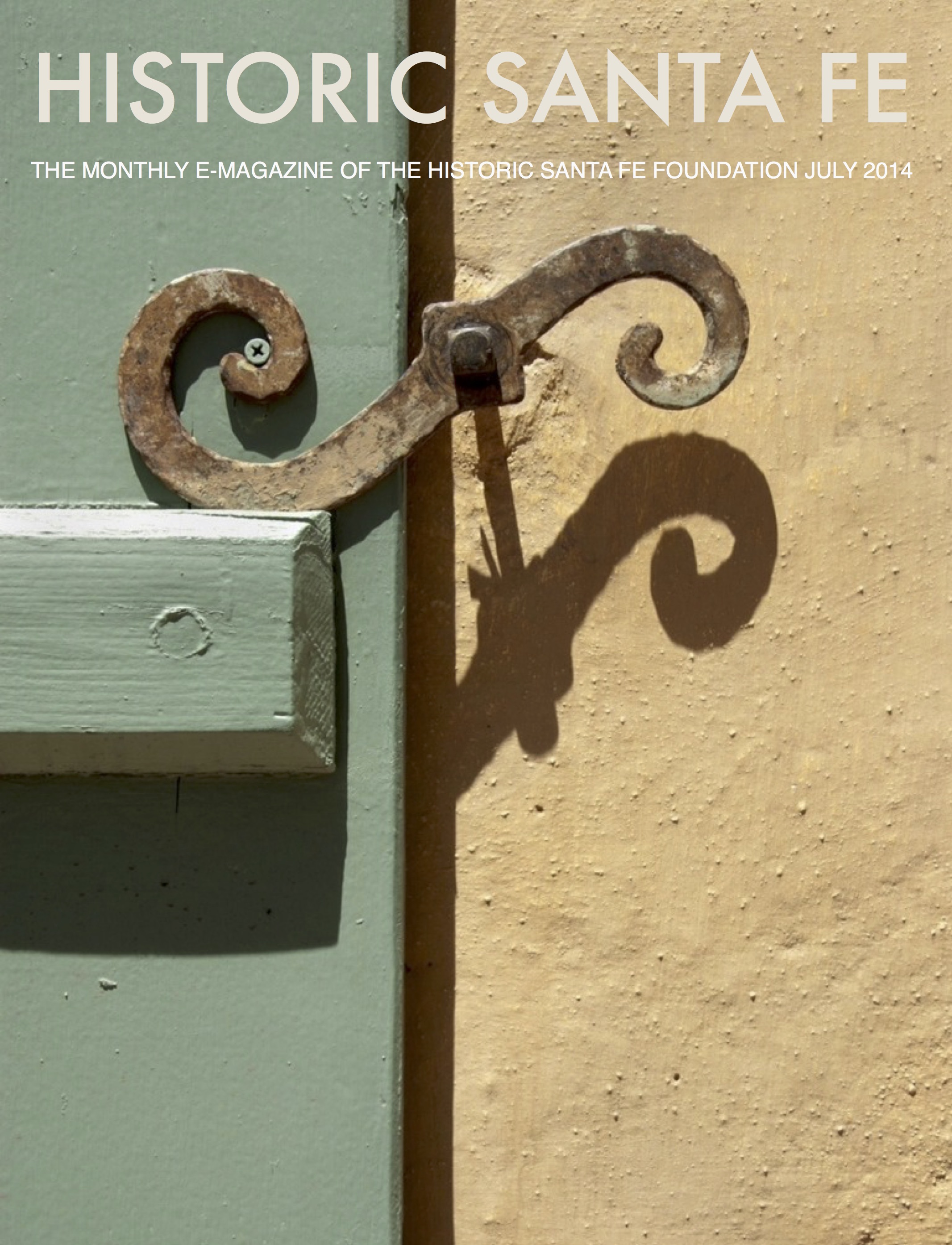 July 2014 : An updates on our work in historic preservation proects, historic registry development, archiving and historical research and public outreach and interview with El Zaguán artist-in-residence Dominic Cappello, and an update on our artist/writer residency program.