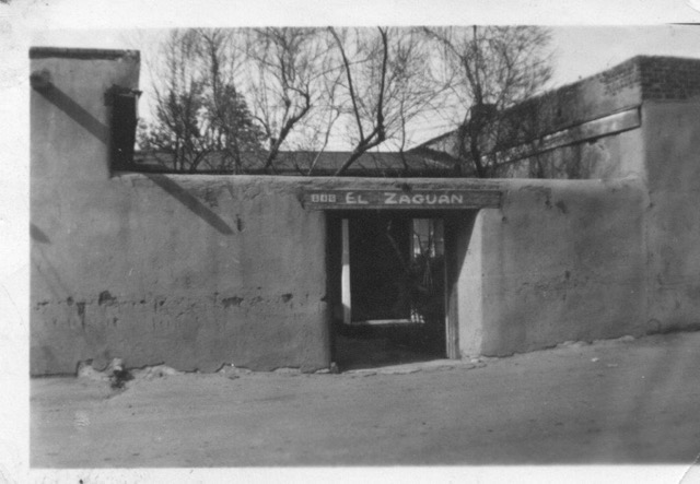 El Zaguán in the 1950s from the Sylvia Loomis Collection