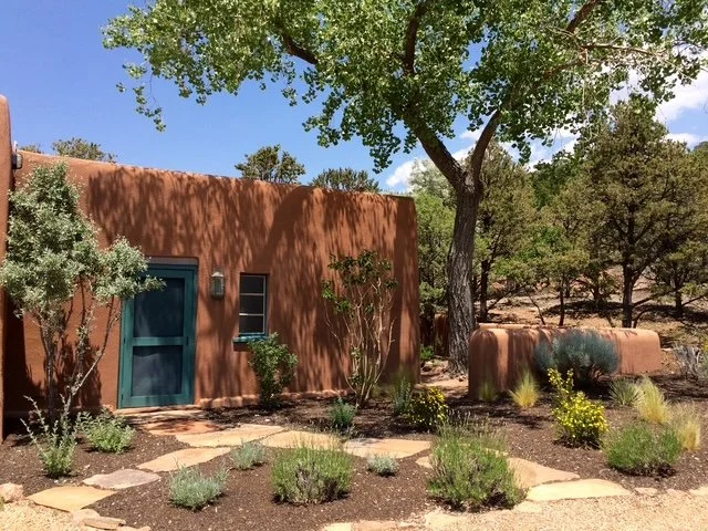 Slide #6 Guest house, post-fire, entry facade.jpg