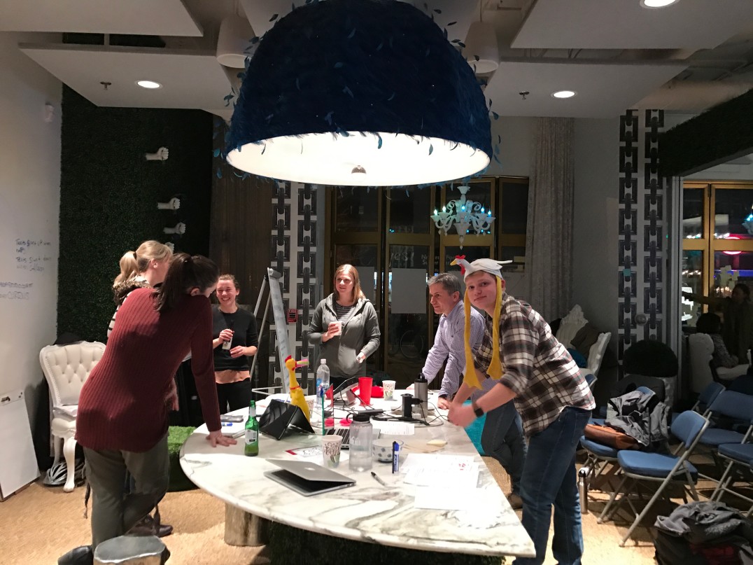 TEAM SPIRIT - CHICKEN HAT INCLUDED!