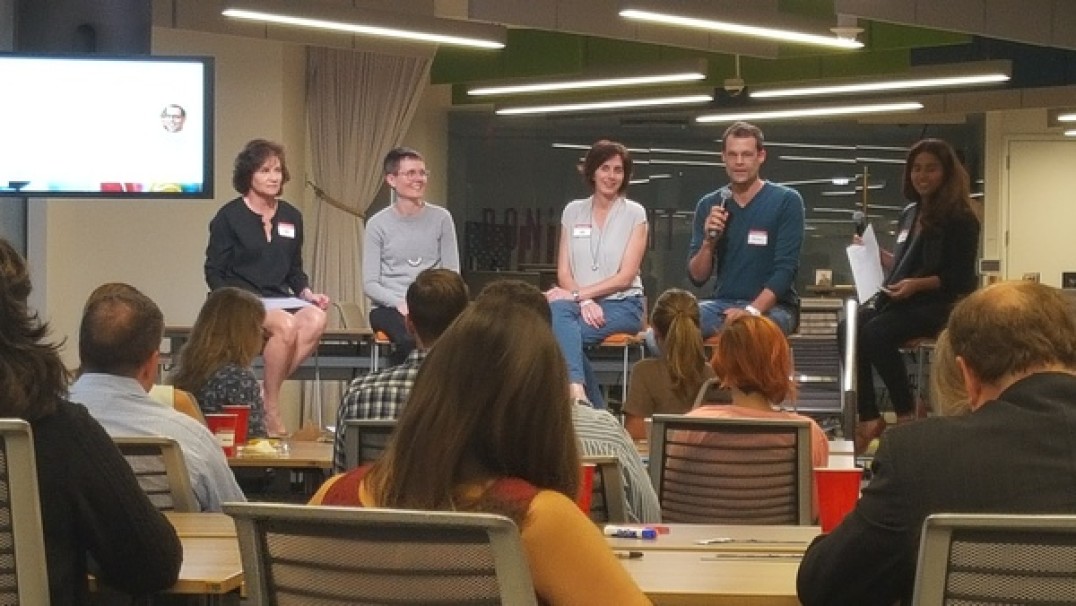 PANELISTS SPEAK AT THE BOOZ ALLEN INNOVATION CENTER